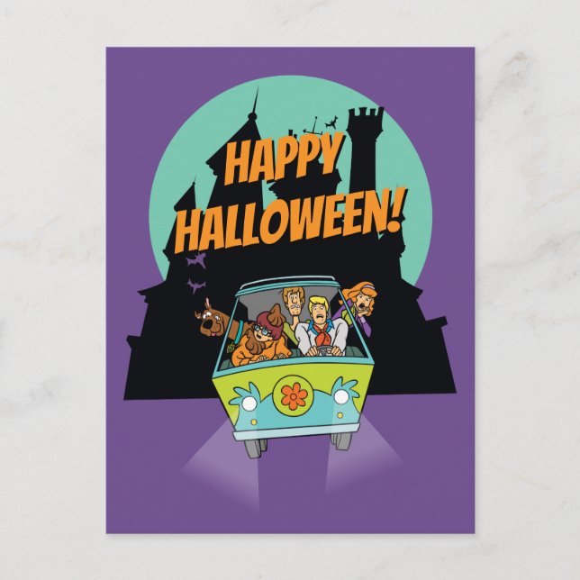 Cartão Postal Scooby-Doo "Mistérios Da Casa Assombrada" (Frente)