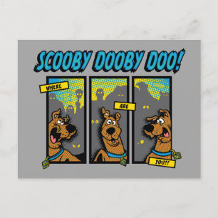 Cartão Postal Scooby-Doo Onde Estão Os Painéis De BD