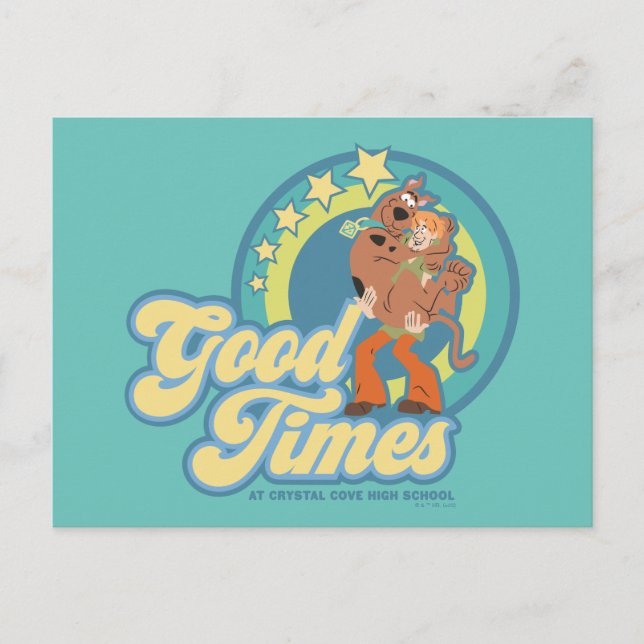 Cartão Postal Scooby-Doo & Shaggy Boas Momentos no Crystal Cove  (Frente)