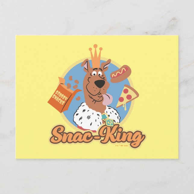 Cartão Postal Scooby-Doo Snac-King (Frente)