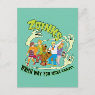 Cartão Postal Scooby-Doo   Zoinks Qual é o Caminho para Mais Doc