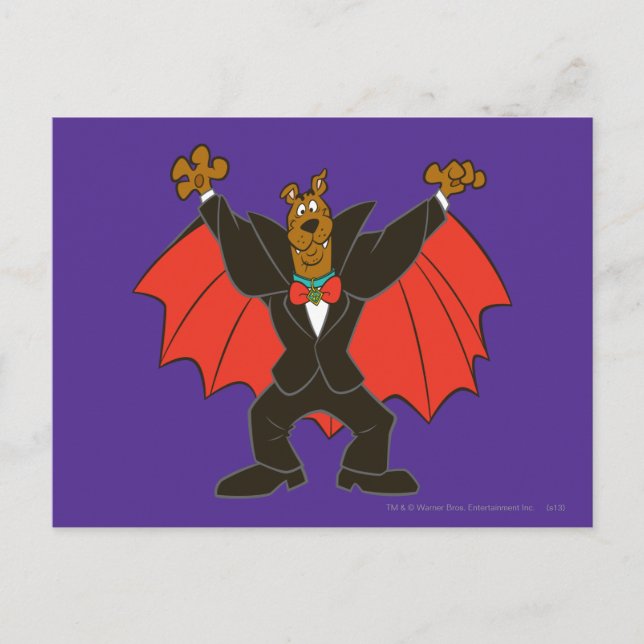 Cartão Postal Scooby Dracula (Frente)