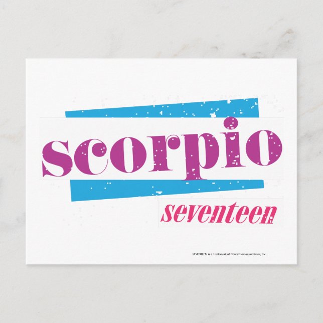 Cartão Postal Scorpio Purple (Frente)