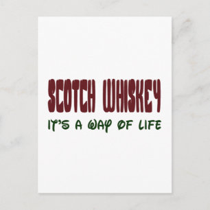 Cartão Postal Scotch Whisky É um modo de vida