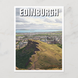 Cartão Postal Scotland Edinburgh Arthurs Seat Viagem