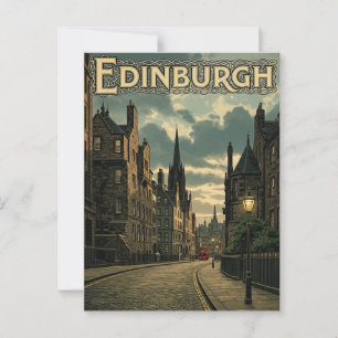 Cartão Postal Scotland Edinburgh Viagem
