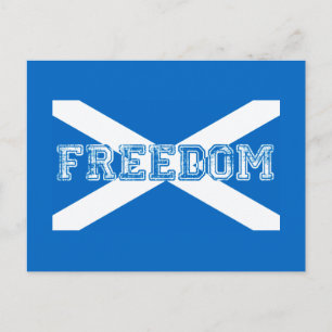 Cartão Postal Scotland Freedom