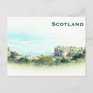 Cartão Postal Scotland Vintage Turismo Viagem Add