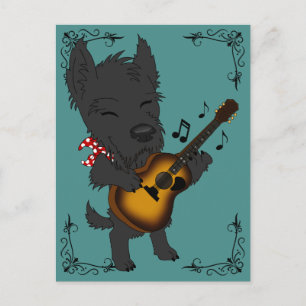 Cartão Postal Scottie Acústico
