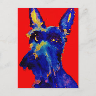 Cartão Postal Scottie Dog