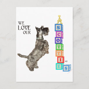 Cartão Postal Scottie Encontra um Prêmio