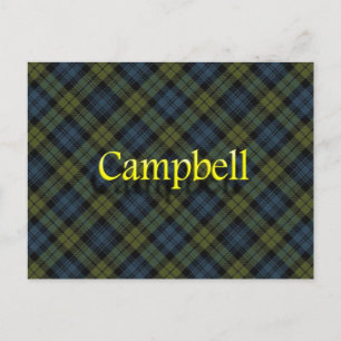 Cartão Postal Scottish Clan Campbell