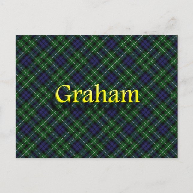 Cartão Postal Scottish Clan Graham (Frente)
