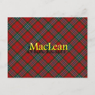 Cartão Postal Scottish Clan MacLean