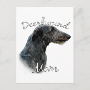 Cartão Postal Scottish Deerhound Mãe 2