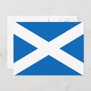 Cartão Postal Scottish Flag, Flag of Scotland
