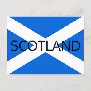 Cartão Postal Scottish Flag Scotland Pccnt
