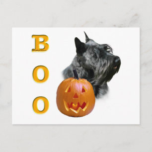 Cartão Postal Scottish Terrier (preto) Boo