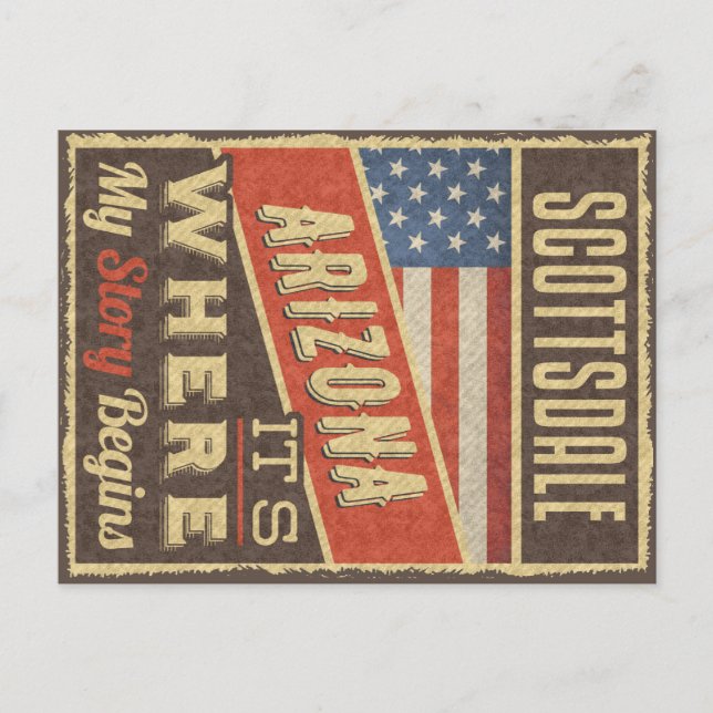 Cartão Postal Scottsdale Arizona (Frente)