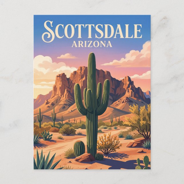 Cartão Postal Scottsdale Arizona (Frente)