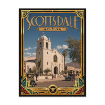Scottsdale Arizona Arte Deco Vintage Era de Ouro