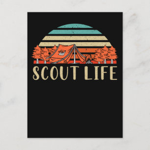 Cartão Postal Scout Life Campfire
