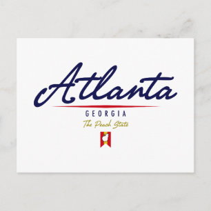 Cartão Postal Script Atlanta