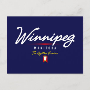 Cartão Postal Script de Winnipeg