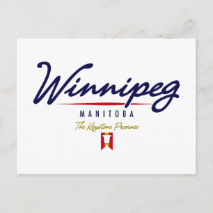 Cartão Postal Script de Winnipeg