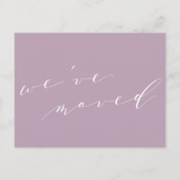 Script Lilac Minimalista Que Mudamos De Novo Movim