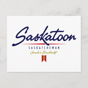 Cartão Postal Script Saskatoon