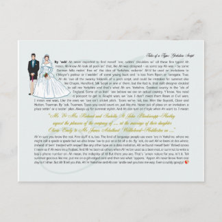 Cartão Postal Script Yorkshire