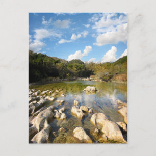 Cartão Postal Sculpture Falls Barton Creek em Austin Texas 2