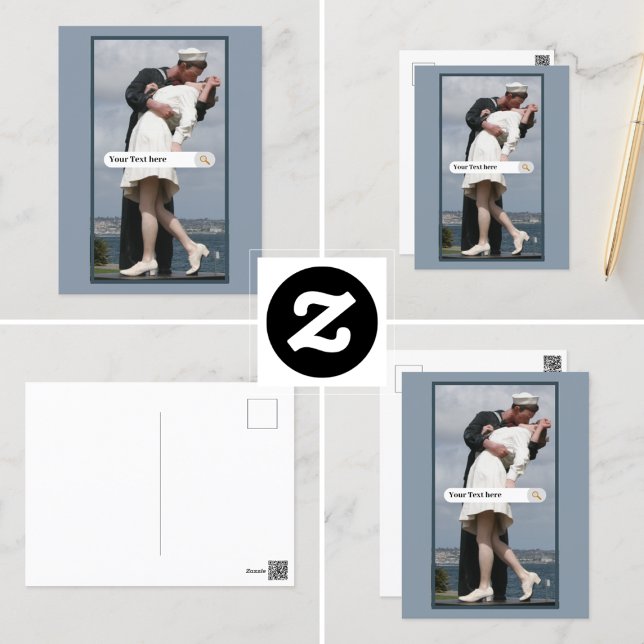 Cartão Postal Sculture Incondicional Entregue San Diego Search (Criador carregado)