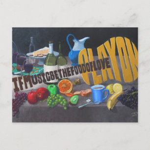 Cartão Postal Se a Música For o Alimento do Amor