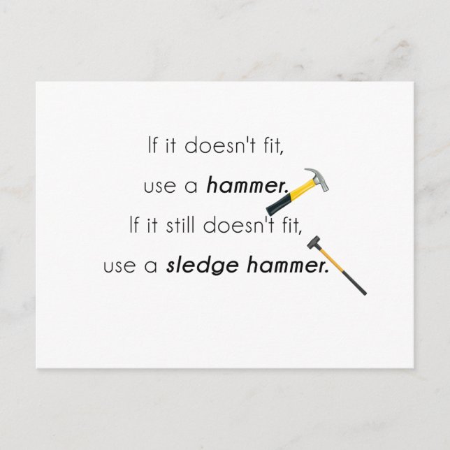 Cartão Postal Se não ajustado, (Frente)