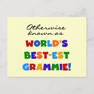 Cartão Postal Se não sabido como presentes do Melhor-est Grammie