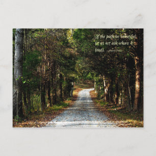 Cartão Postal Se o caminho for bonito...