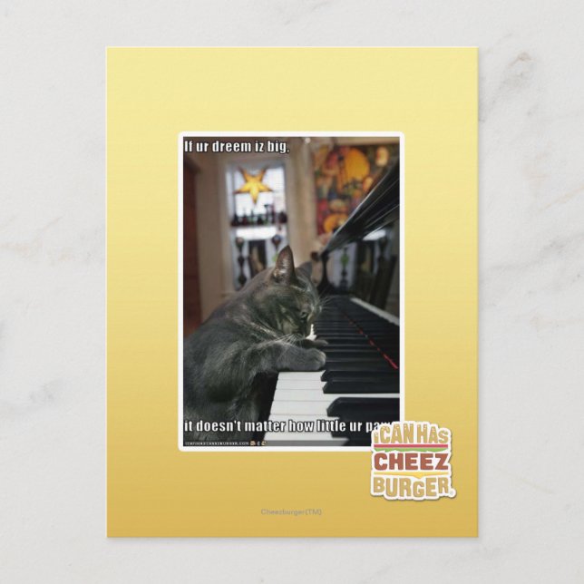 Cartão Postal Se o nosso sonho é grande (Frente)