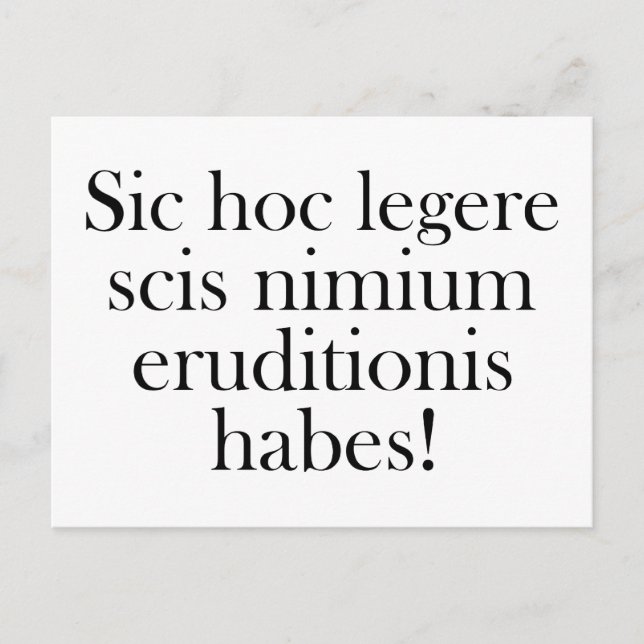 Cartão Postal Se Puder Ler Isto... (Frente)