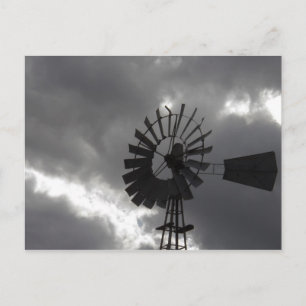 Cartão Postal Se você gosta ou não... eu adoro moinhos de vento.