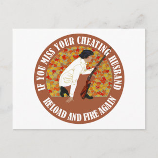 Cartão Postal Se Você Perder Seu Marido Traiçoeiro, Recarregue e