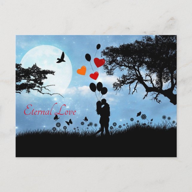 Cartão Postal Se você quer confessar seu amor, você pode tentar  (Frente)