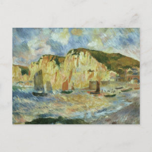 Cartão Postal Sea and Cliff by Pierre Renoir, Vintage Fine Art