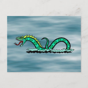Cartão Postal Sea Serpent
