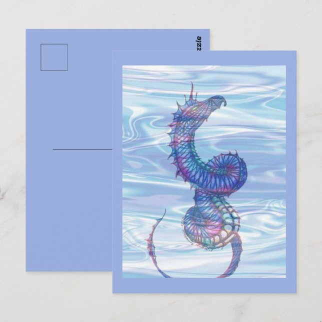 Cartão Postal "Sea Serpent" (Frente/Verso)