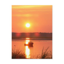 Seabrook New Hampshire Sunset-Postcard