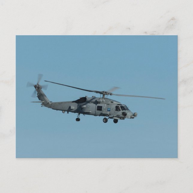 Cartão Postal Seahawk MH-60R (Frente)