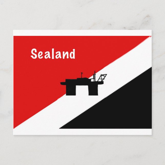 Cartão Postal Sealand (Frente)