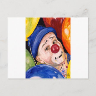 Cartão Postal Sean Carlock Clown